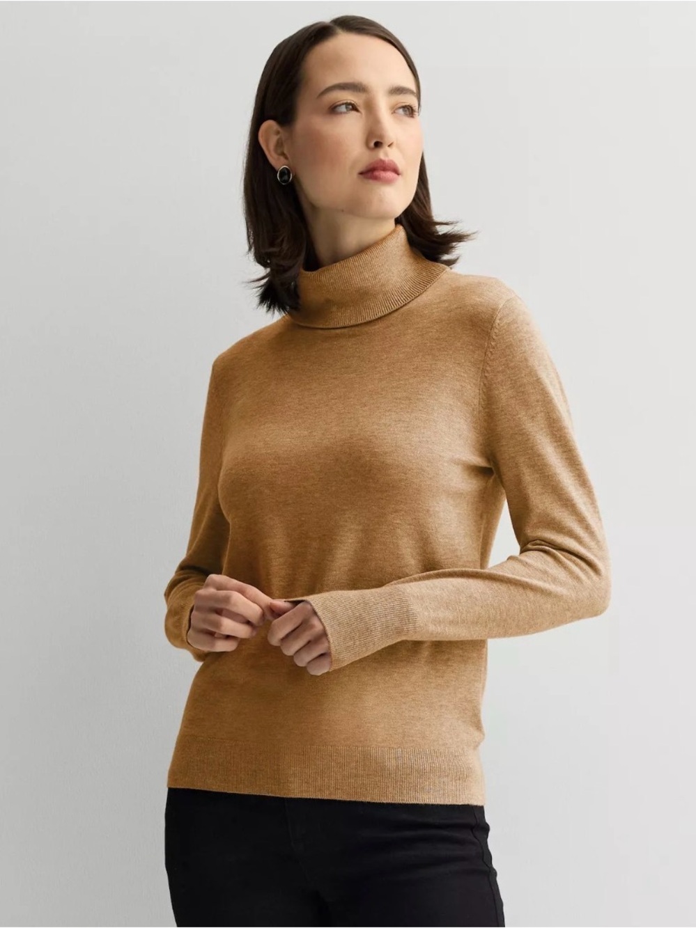 NWOT Nine West Camel Turtleneck Sweater
